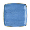 Тарелка мелкая квадратная 26,8см, без борта, Stonecast, цвет Cornflower Blue SCFSDS101