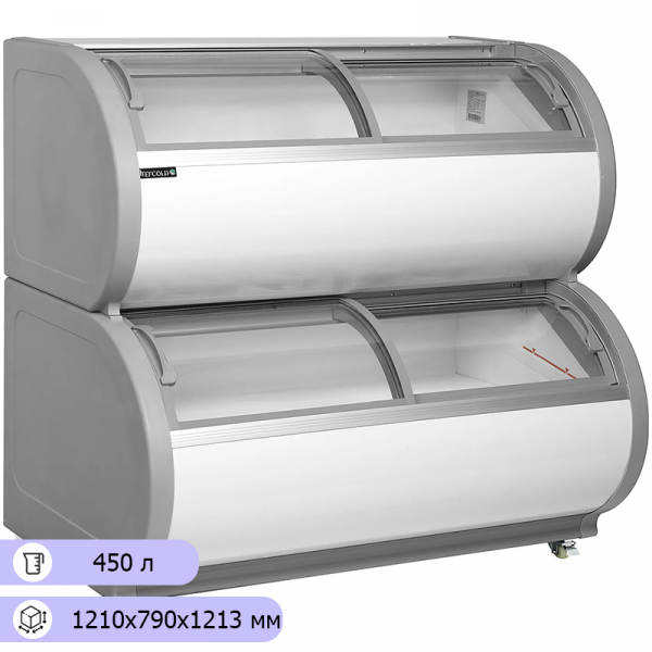 Ларь морозильный двухярусный Tefcold TD500