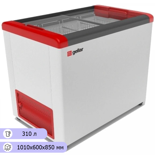 Ларь морозильный Frostor Gellar FG 350 С красный