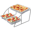 Станция двухярусная буфетная с 3 гастроемкостями, 55x35x28см, 2505
