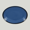 Блюдо овальное RAK Porcelain Lea Blue (синий цвет) 26 см