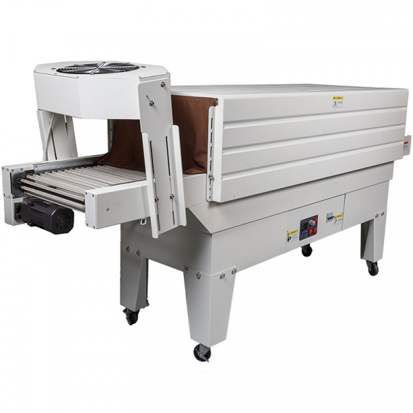 Термоусадочный тоннель BS-6535LA для PE пленки (сетчатый конвейер)