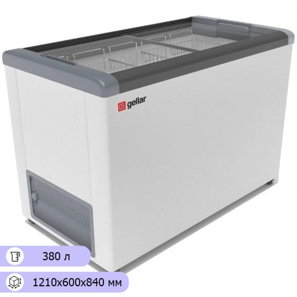 Ларь морозильный Frostor Gellar FG 400 C серый