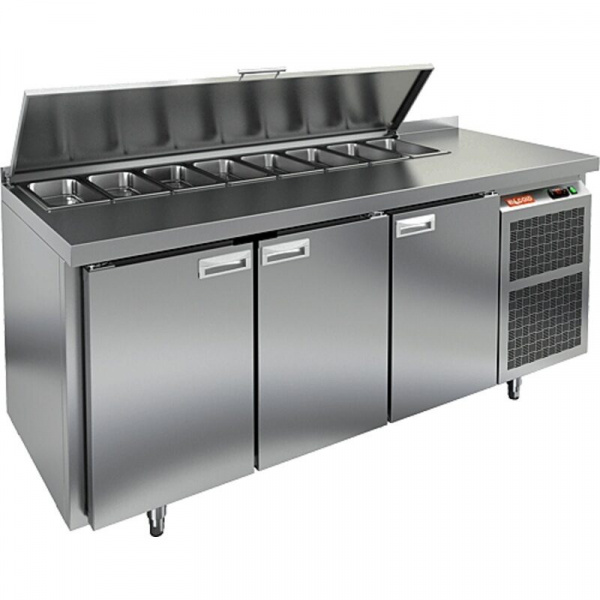 Стол для салатов Hicold SL1-111GN с крышк.