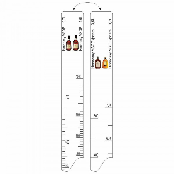 Барная линейка Hennessy VSOP (700мл/1л) / Hennessy VSOP фляга (500мл/700мл), P.L. Proff Cuisine