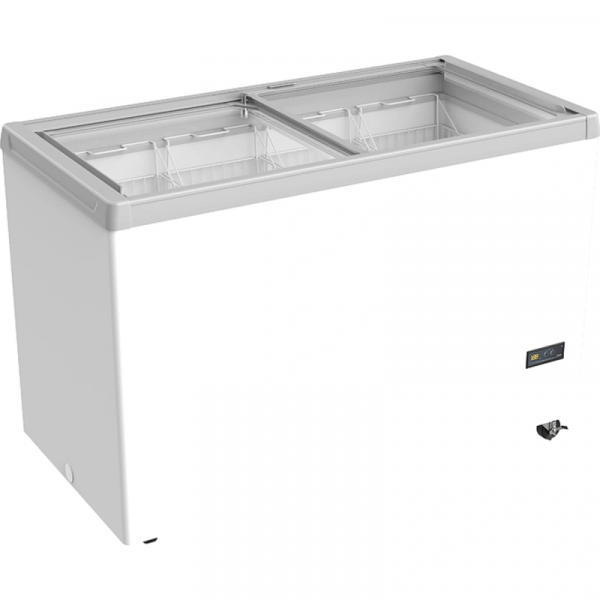 Ларь морозильный Haier SD-405FPEL с прямым стеклом